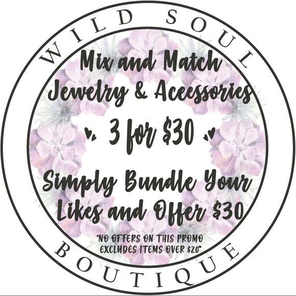 • Ellis • Gemstone Midi Ring Set 4 pc - Picture 3 of 3